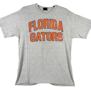 Florida Gators T-Shirt Mens Medium Gray Short Sleeve NCAA College Graphic Y2K